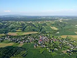 Aerial view of Wörth an der Lafnitz