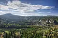 Zittau Mountains with the Hochwald mountain