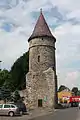 Tower of  Boleslawieckan Gate in Lwowek Slaski