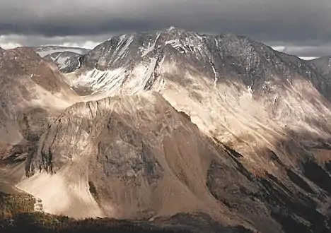 Lychnis Mountain with Tilted Mountain down in front