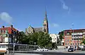 Lysekil Church as seen from the harbor