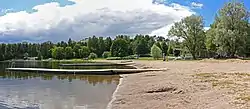 The shore of Joutjärvi in western Möysä