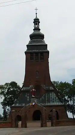 Parish church, built 1916–1918.