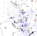 Map showing location of M18 (Roberto Mura)