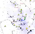 Map showing location of M28