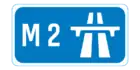 M2 motorway shield}}