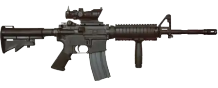 An M4 carbine with a TA01NSN ACOG.