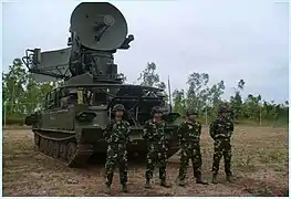 1S91 "Straight Flush" radar of Myanmar Army