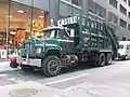 R refuse truck