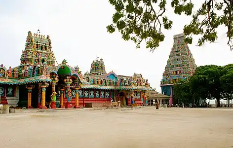 Nagapooshani Amman Kovil premises