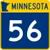 Trunk Highway 56 marker