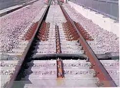 A breather switch on a TGV line