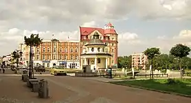 Part of Old Town and the city's iconic chapel