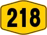 Federal Route 218 shield}}