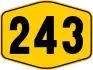 Federal Route 243 shield}}