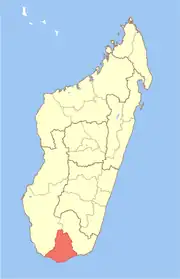 Location in Madagascar