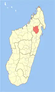 Location in Madagascar