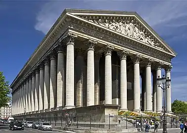 La Madeleine, Paris, by Pierre-Alexandre Vignon, 1807-1842