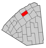 Map highlighting Madrid's location within St. Lawrence County.