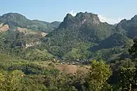 The Shan Hills between Chiang Mai and the border with Myanmar