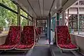 Low-floor tram interior