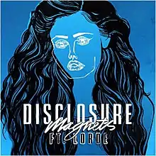 The cover art features an animated picture of Lorde in a blue background with the duo, song and featured artist names in the bottom