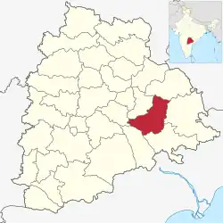 Location in Telangana