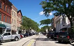 Main Street in Northport just east of Woodbine and Bayview Avenues