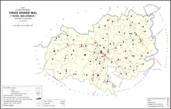 Map of Mal CD block