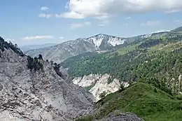 Gypsum near the Mali i Bardhë