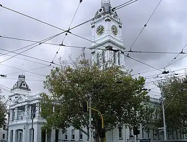 Malvern Town Hall, Malvern; completed 1890