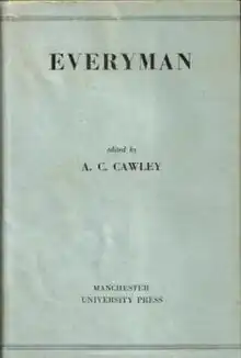 First edition cover of Everyman, which Cawley edited