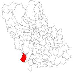 Location in Prahova County