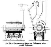 Cylindrical converter, patent by Pierre Manhès.