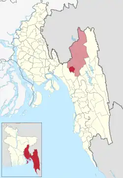 Location of Manikchhari