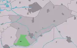 Location in Opsterland municipality