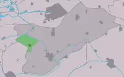 Location in Opsterland municipality