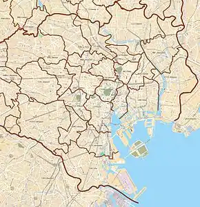 Tochōmae Station is located in Special wards of Tokyo