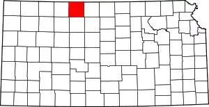 State map highlighting Phillips County