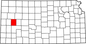 State map highlighting Scott County