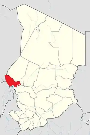 Bol is located in Chad