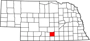 Kearney County map