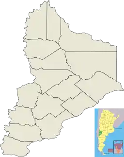 Mari Menuco is located in Neuquén Province