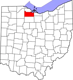 Sandusky County map