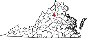 State map highlighting Greene County