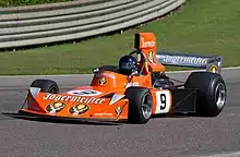 Hans-Joachim Stuck's March 741 from 1974 March 741 being demonstrated at Barber Motorsports Park