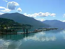 The marina in Nakusp