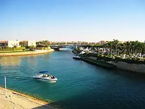 Marina's lake in Summer