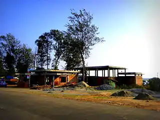 Marine Aquarium under construction at Kollam Beach