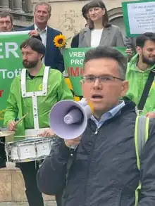 Marius Lazăr - Copresident of Green Party